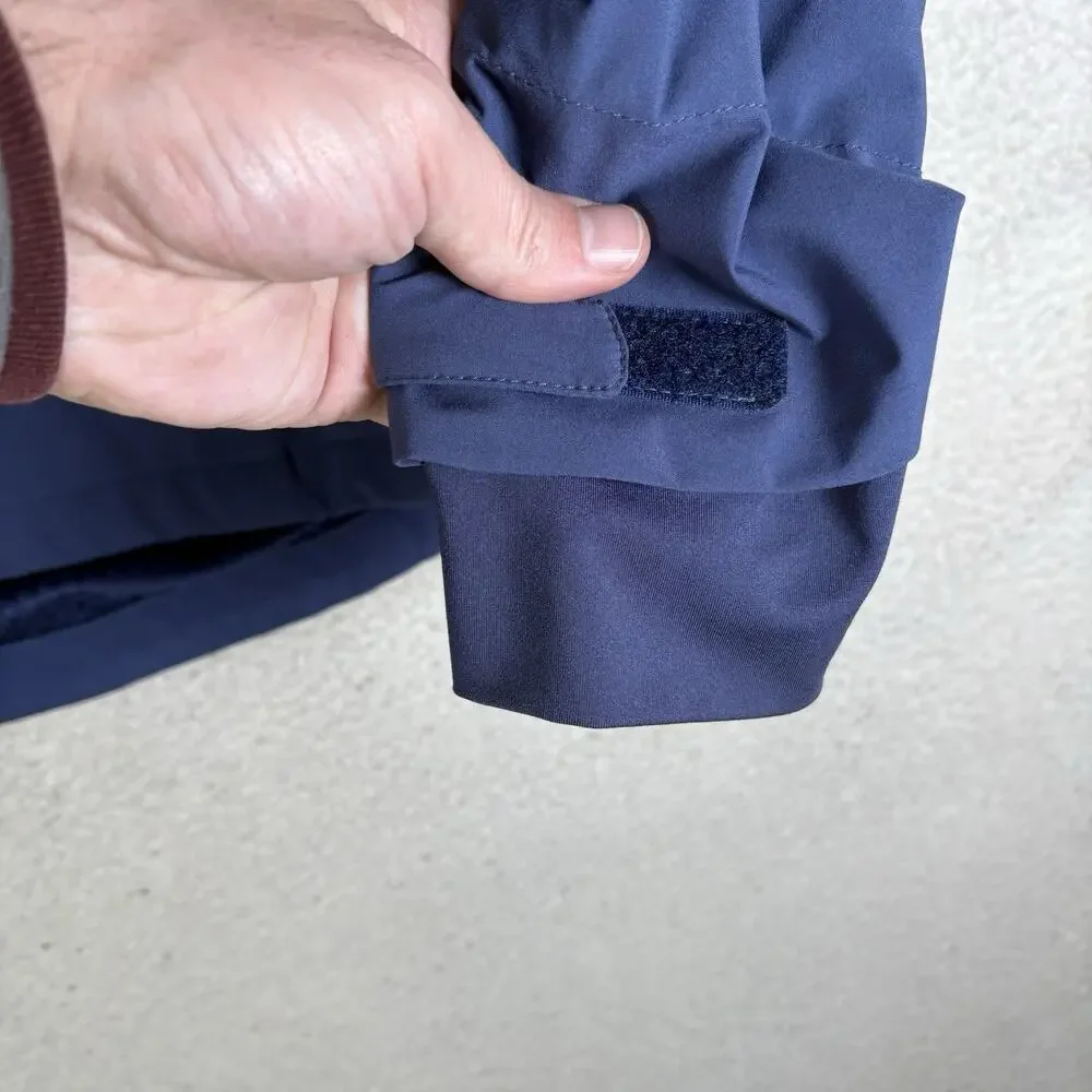 Zero Restriction Abbey Jacket Womens Small Blue Waterproof Waffle Lined Fleece